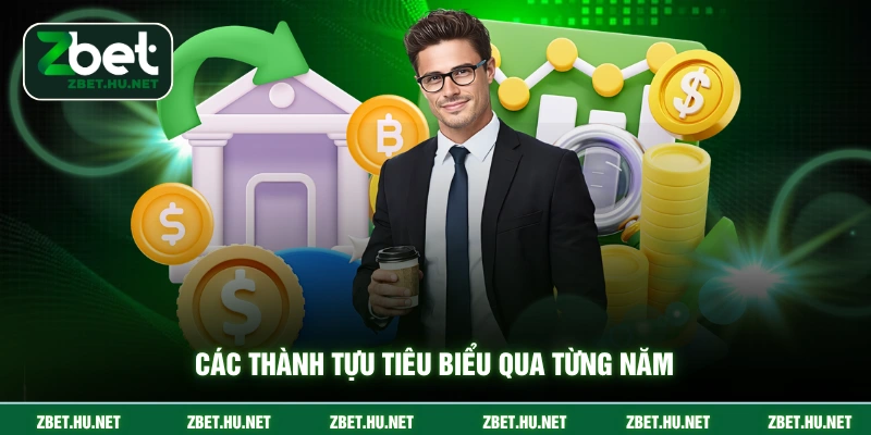 CEO ZBET Các thành tựu tiêu biểu qua từng năm